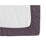 Silentnight Supersoft Plain Charcoal Fitted Sheet - Double