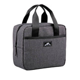 Home slate grey and black lunch bag, imported from the UK