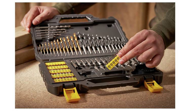 Stanley 100 piece drill bits, UK version