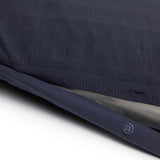 Habitat navy stripe seersucker bedding set single - British product
