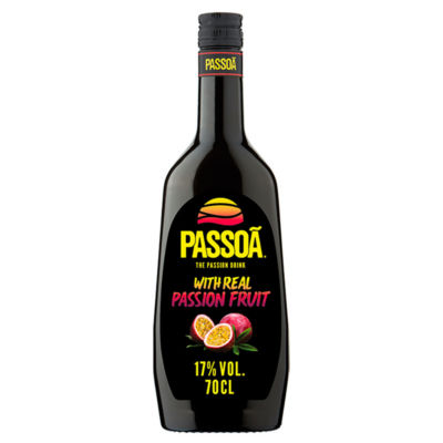 Passoa passion fruit liqueur 70cl, imported from the UK