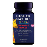 Higher Nature Kid's Growing Bones Strawberry Chewable Tablets 3yrs+   90 per pack GOODS M&S   