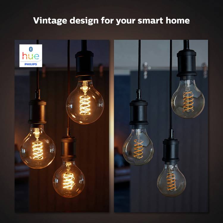 Philips Hue E27 smart filament bulb white (British brand)