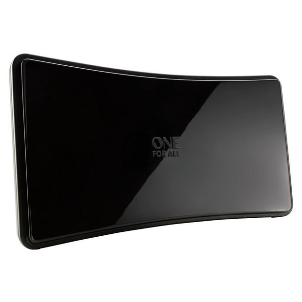 One For All curved amplified indoor TV aerial, imported from the UK