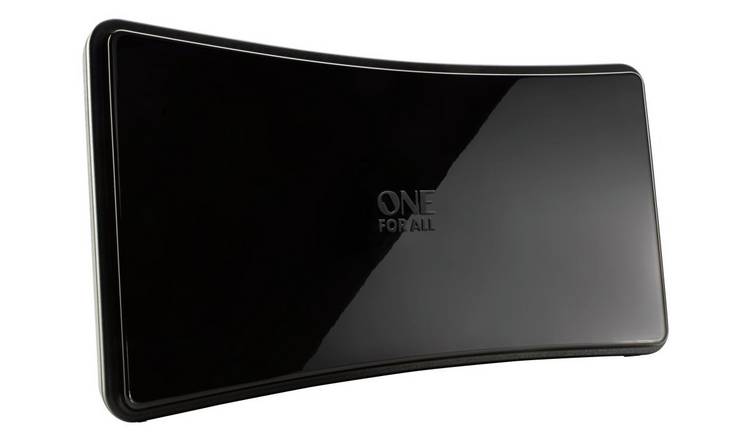 One For All curved amplified indoor TV aerial, imported from the UK