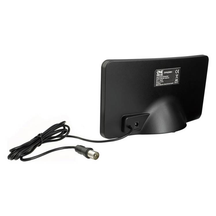 One For All curved amplified indoor TV aerial, imported from the UK