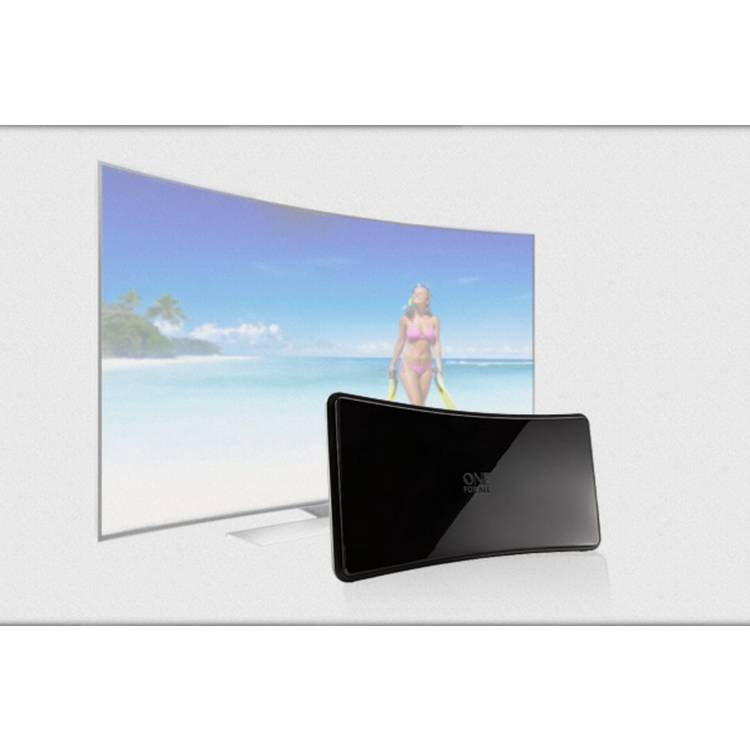 One For All curved amplified indoor TV aerial, imported from the UK