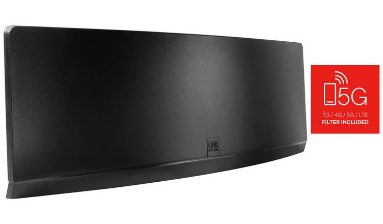 One For All SV9430 5G Curved Amplified Indoor TV Aerial (British brand)