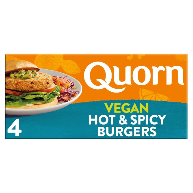 Quorn Vegan 4 Hot & Spicy Burger   264g GOODS M&S   