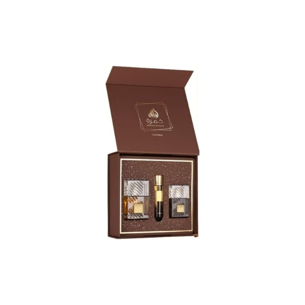 Lattafa Kharmrah Qahwa Mega Giftset perfume, imported from the UK