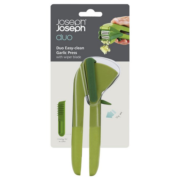 Joseph Joseph Duo garlic press green plastic, UK version