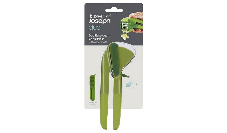 Joseph Joseph Duo garlic press green plastic, UK version