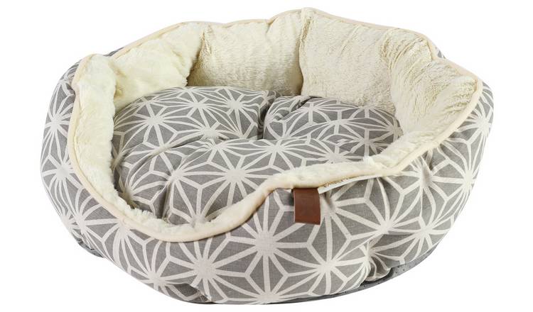 Dreampaws geometric dog bed medium, imported from the UK
