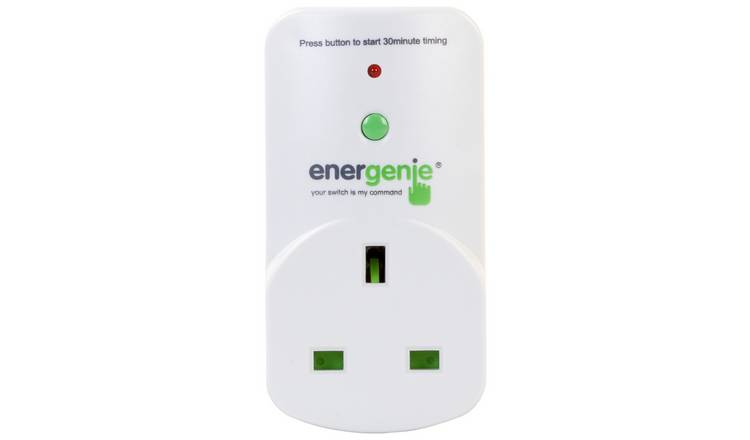 Energenie auto shut off timer plug H10cm W4cm - British product