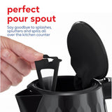Russell Hobbs honeycomb black plastic kettle 1.7L - British product