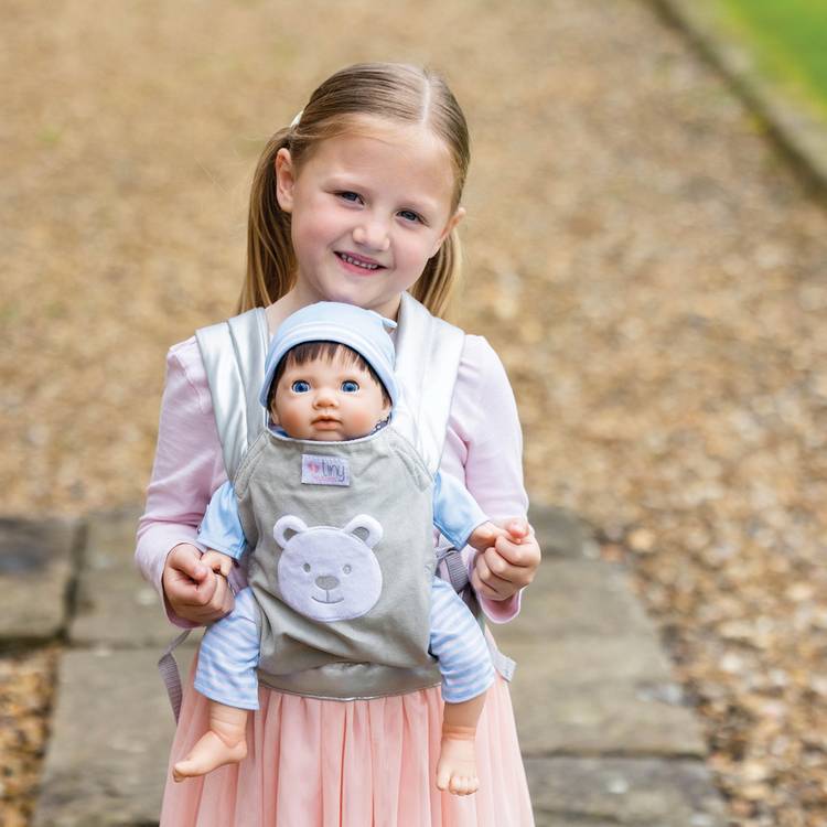 Tiny Treasures doll carrier adjustable straps 44cm (British brand)
