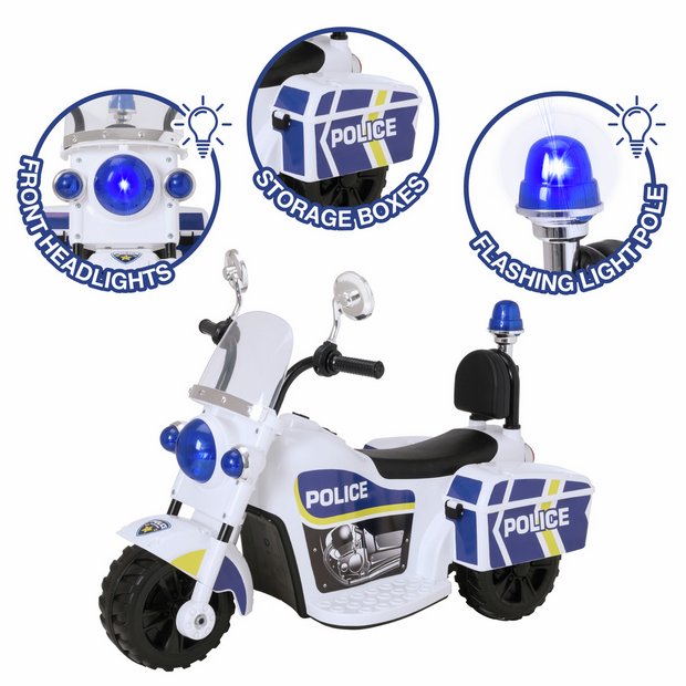 EVO police 6V powered trike for toddlers (British brand)