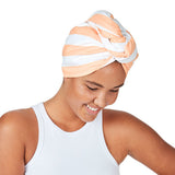 Dock & Bay Hair Wrap - Positano Peach - 63x26cm GOODS Superdrug   