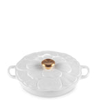 Le Creuset cast iron petal shallow casserole dish 26cm, UK version