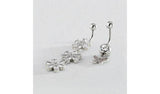 Revere crystal butterfly belly bars set of 2 15mm (British brand)