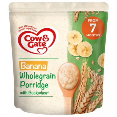 ASDA Cow & Gate Banan Fullkorn Grøt Babymat 200g - Kjøp online hos McGrocer
