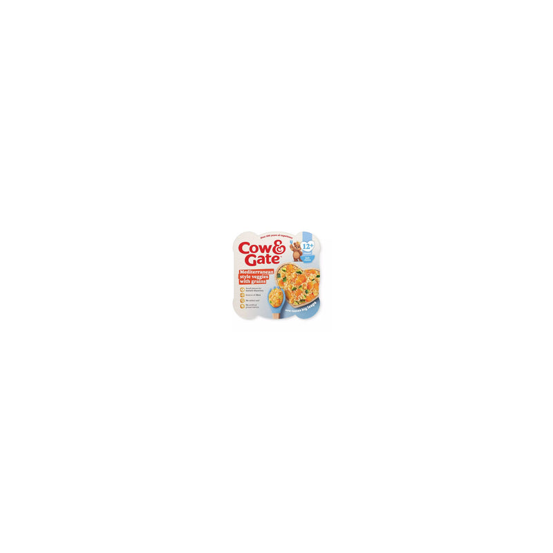 Cow & Gate toddler meal Mediterranean veggies and grains, UK version