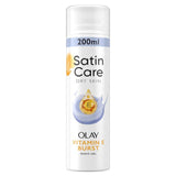 Satin Care Shave Gel Olay Vitamin E Dry Skin   200ml GOODS M&S   