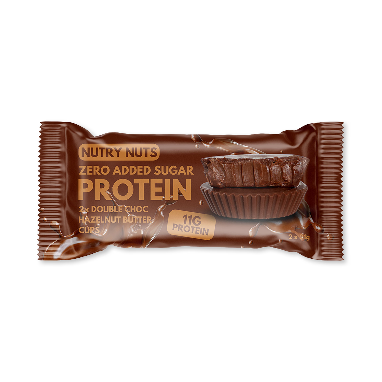 Nutry Nuts milk chocolate hazelnut cups 42g 12 pack - British product