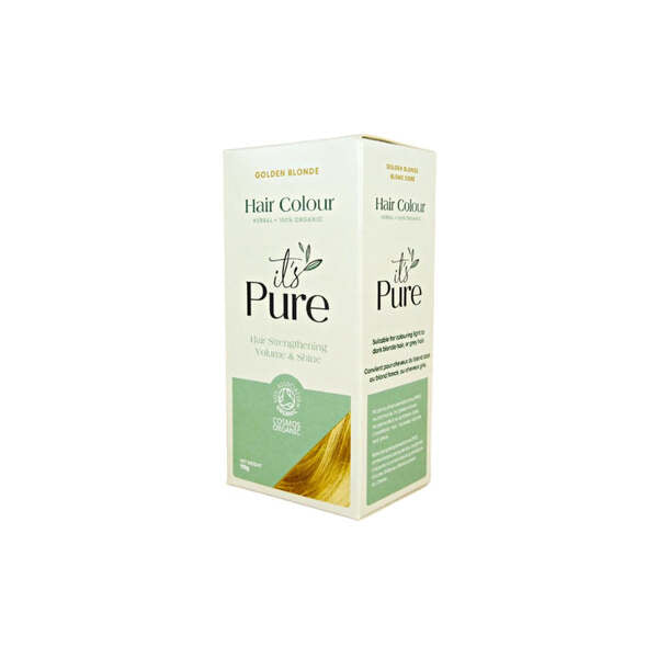 It's Pure Golden Blonde 100% Organic Natural Hair Dye 110g