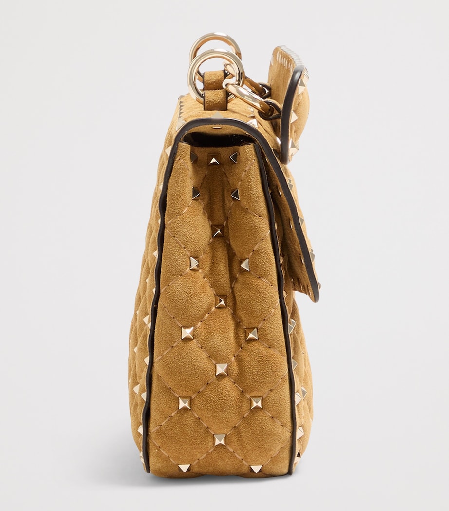 Valentino Garavani Rockstud Spike Umhängetasche Wildleder (Britische Marke)