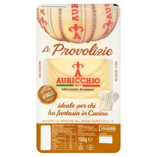 Auricchio Smoked Provolone Thin Cheese Slices   100g GOODS M&S   