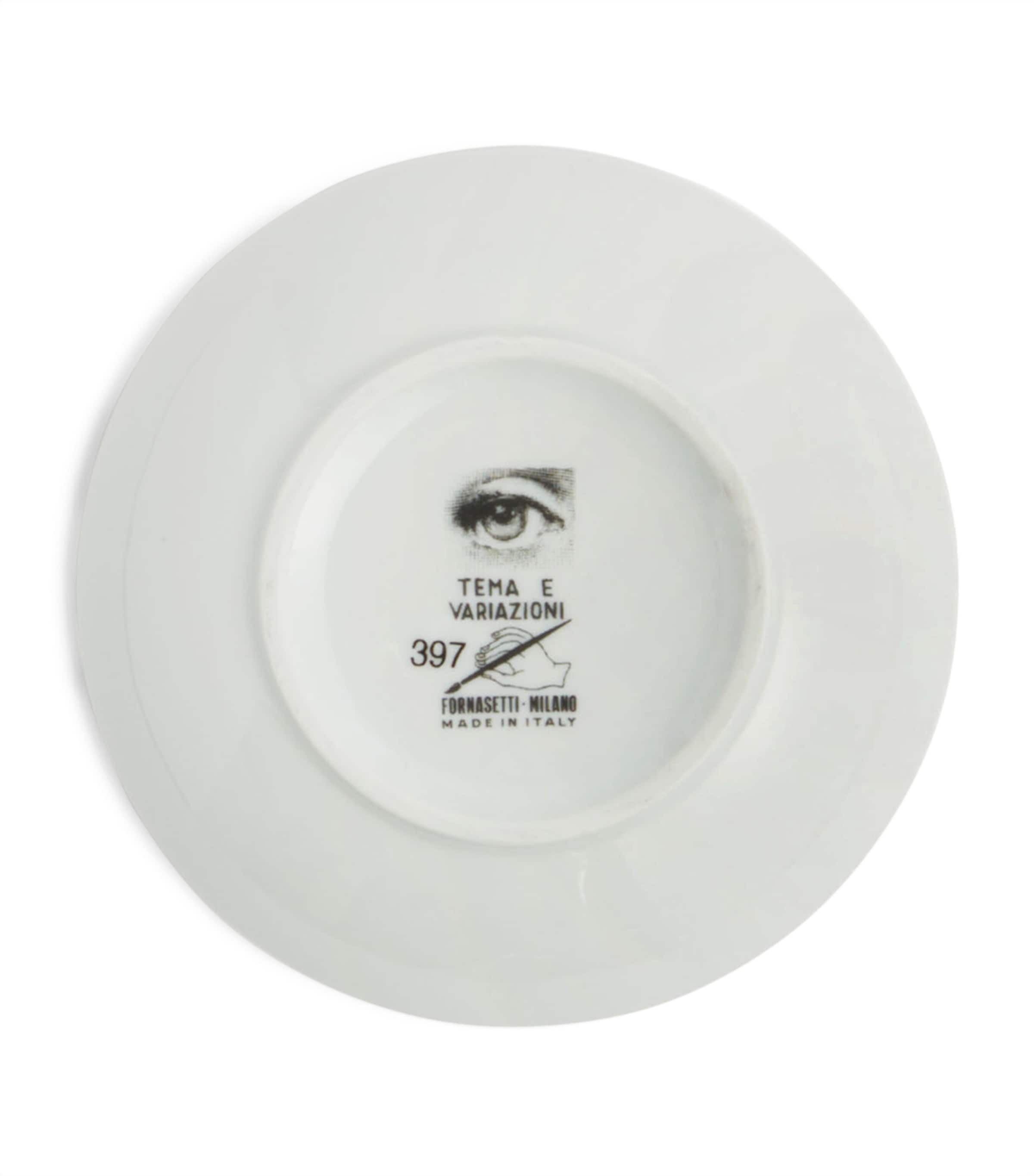 Fornasetti decorative porcelain box with Lina Cavalieri lips 10.5cm, imported from the UK