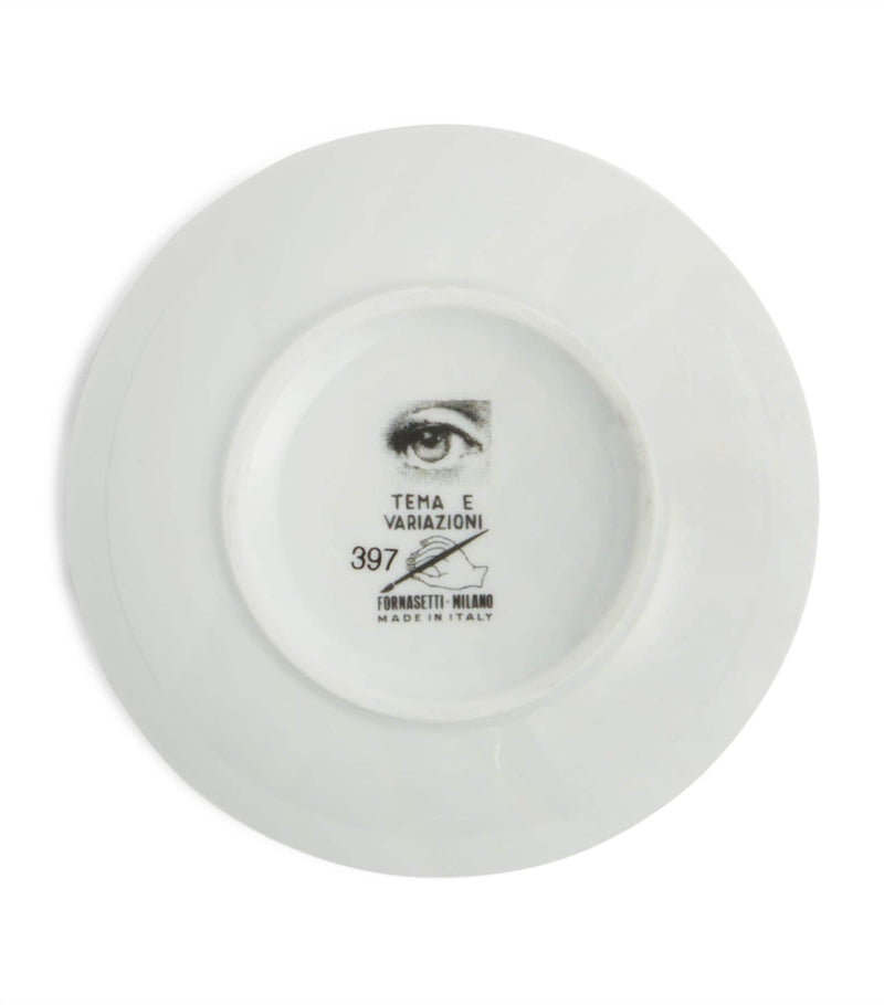 Fornasetti decorative porcelain box with Lina Cavalieri lips 10.5cm, imported from the UK