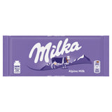 Milka Alpine Milk Chocolate Bar 100g GOODS ASDA   