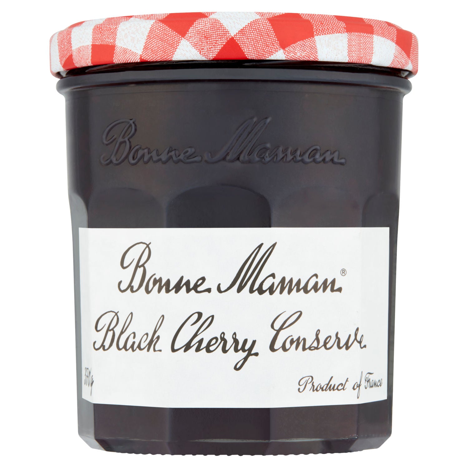 Bonne Maman black cherry conserve 370g, UK version