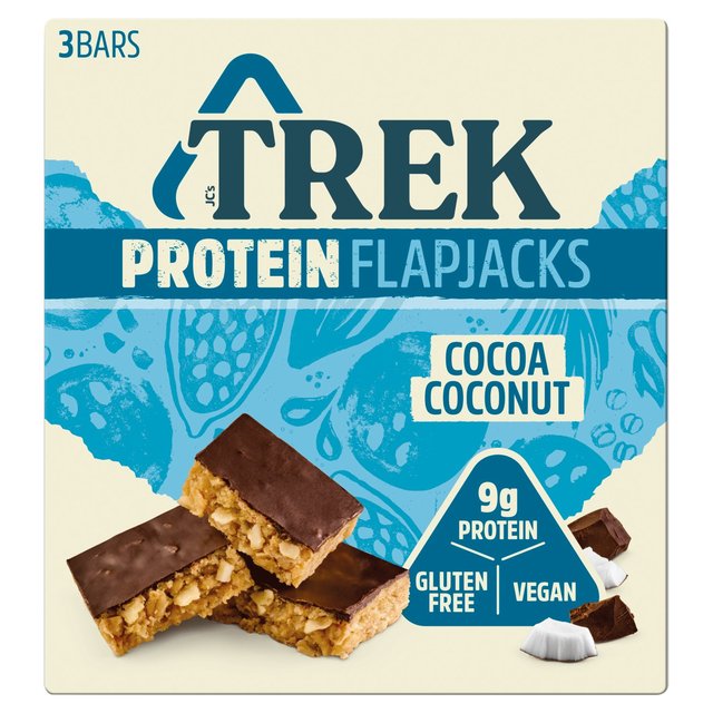 TREK Cocoa Coconut Protein Flapjacks Multipack   3 x 50g GOODS M&S   