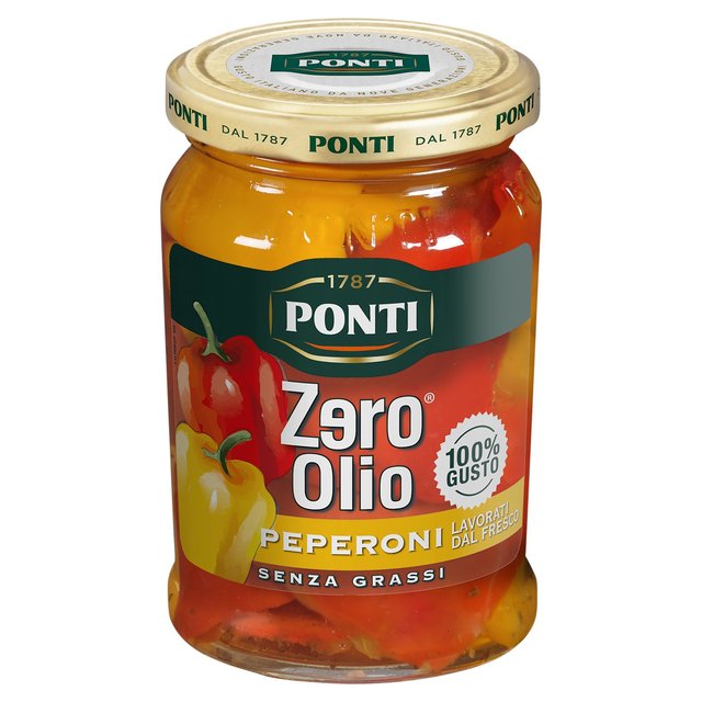 Ponti Zero Oil Grilled Peppers   290g