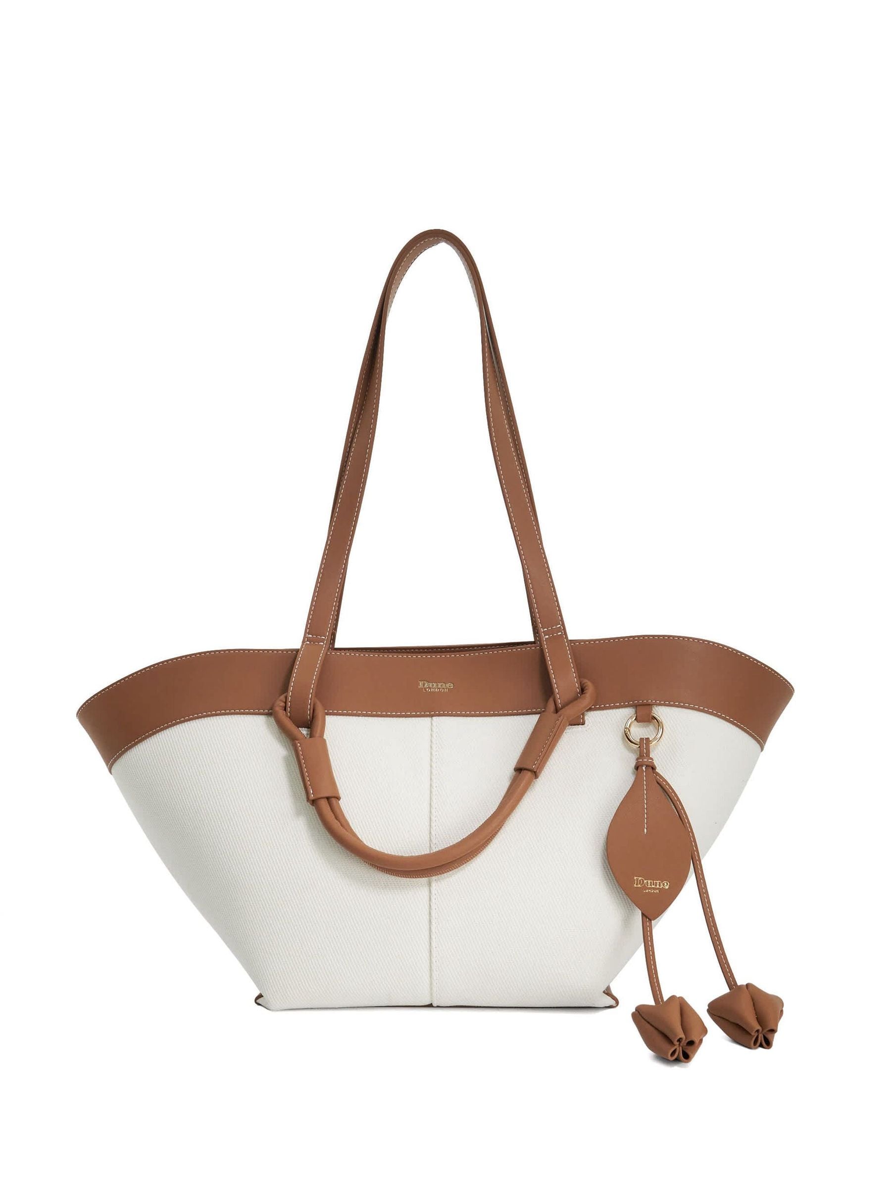 Dune London Natural Daylight shopper bag, imported from the UK