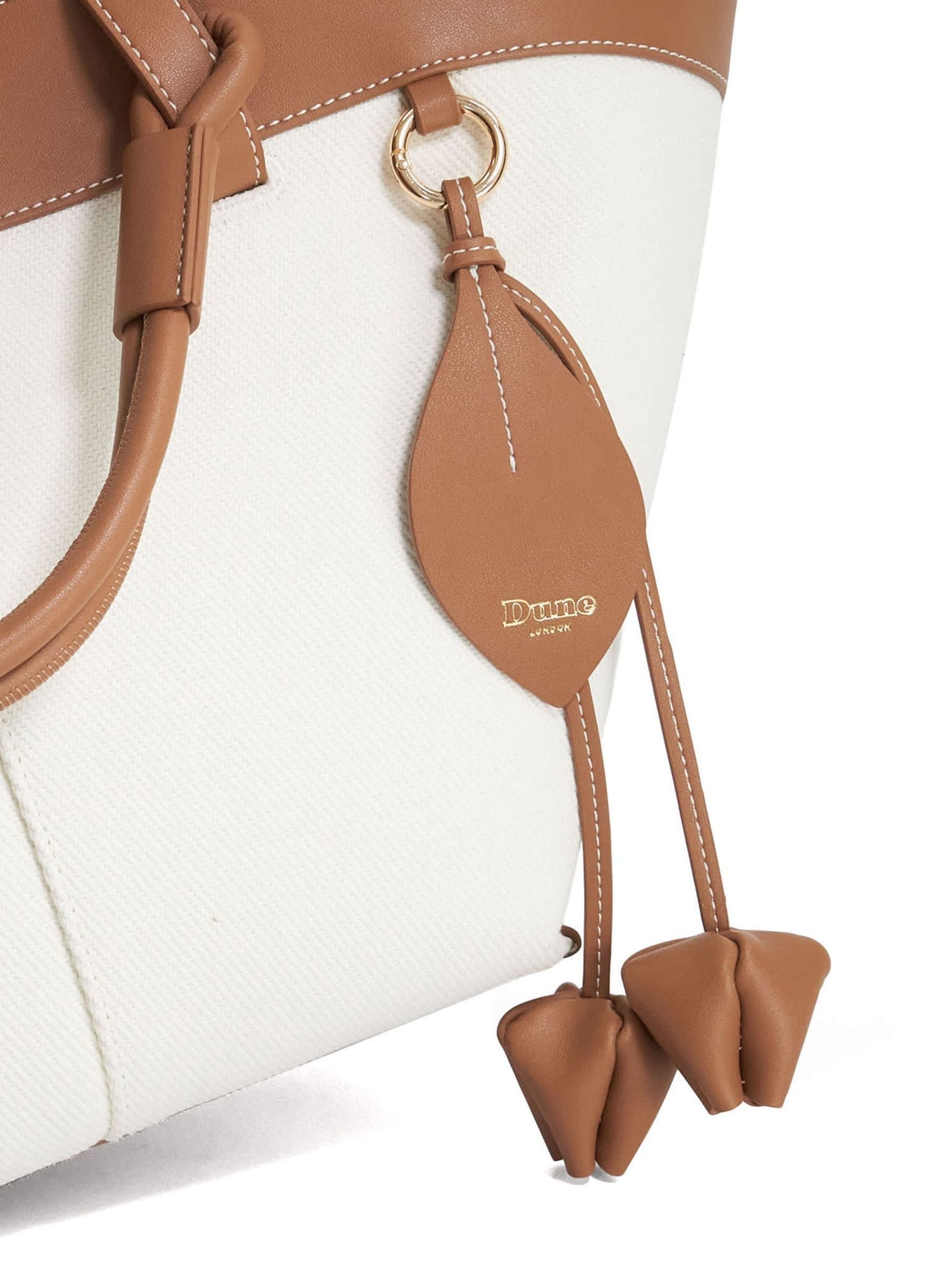 Dune London Natural Daylight shopper bag, imported from the UK