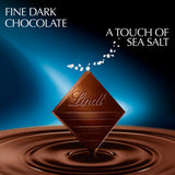 Lindt dark sea salt chocolate bar 100g, UK version