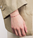 Redline rose gold diamond Chinese New Year bracelet, imported from the UK