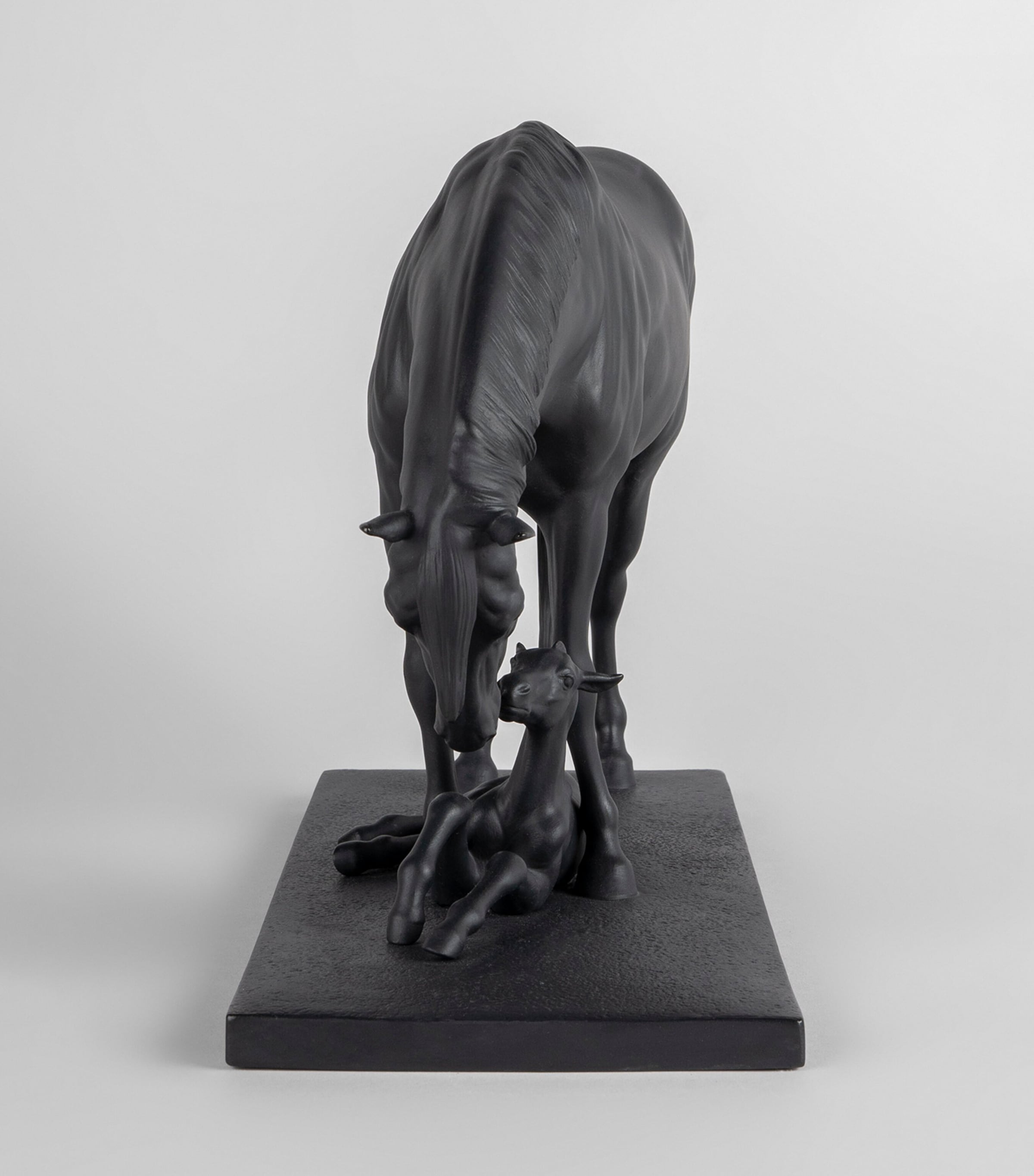 Lladró porcelain figurine of mare and foal, UK version