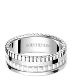Boucheron Quatre Double White edition ring white gold 6.5mm (British brand)