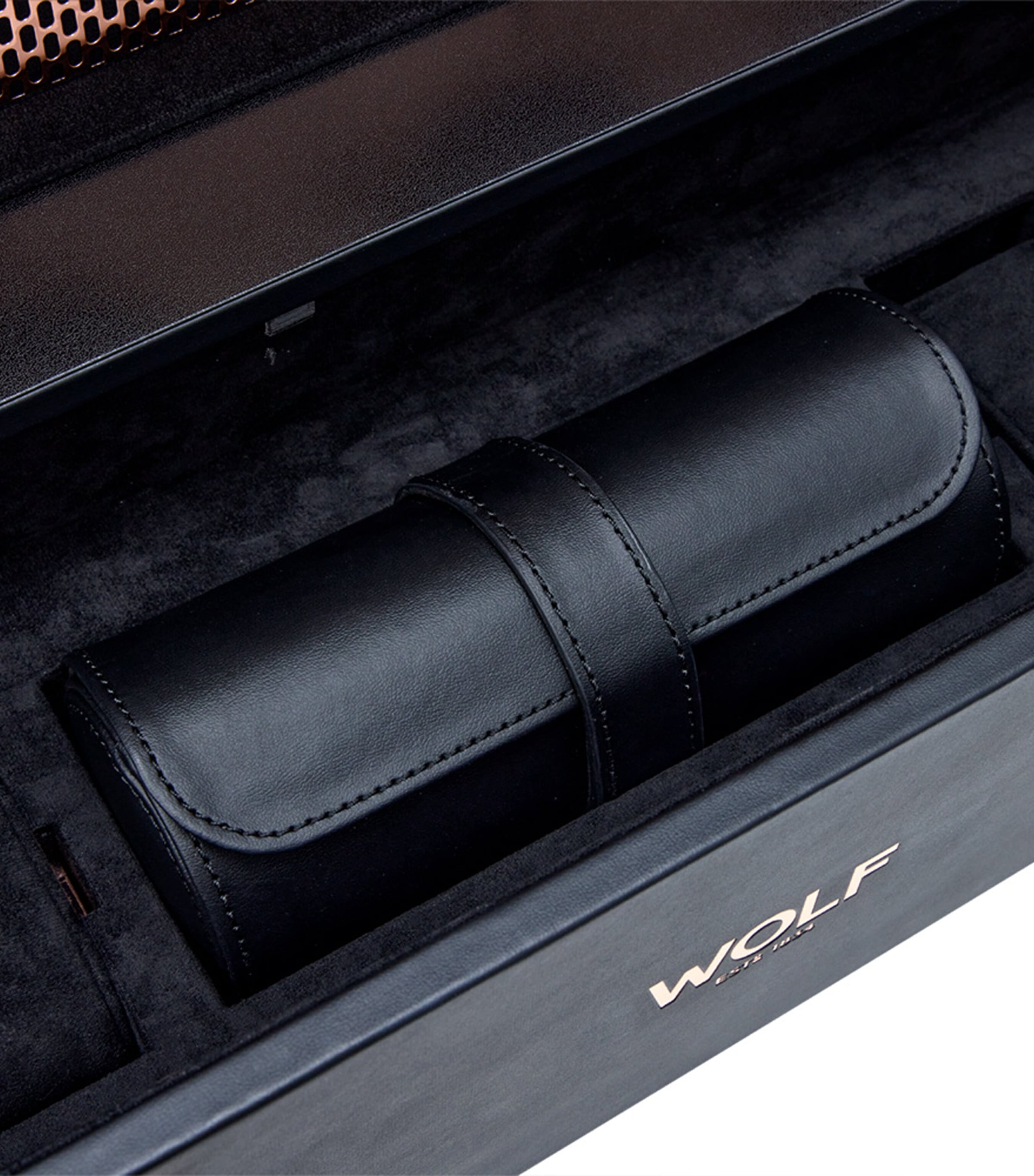 WOLF Axis watch winder cabinet 12-Piece, UK version