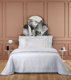 Yves Delorme Athena Blanc single flat sheet 180cm x 290cm (British brand)