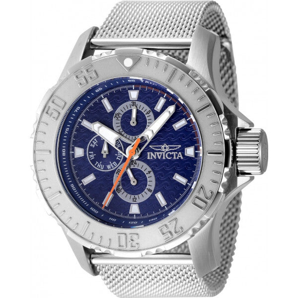 Invicta men's vintage blue watch - British product