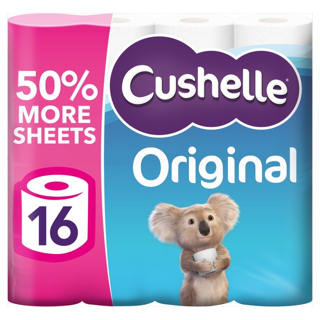 Cushelle Toilet Rolls   16 per pack GOODS M&S   