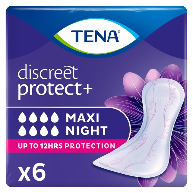 TENA Lady Maxi Incontinence Pads   6 per pack