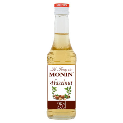 Monin hazelnut syrup 25cl - British product