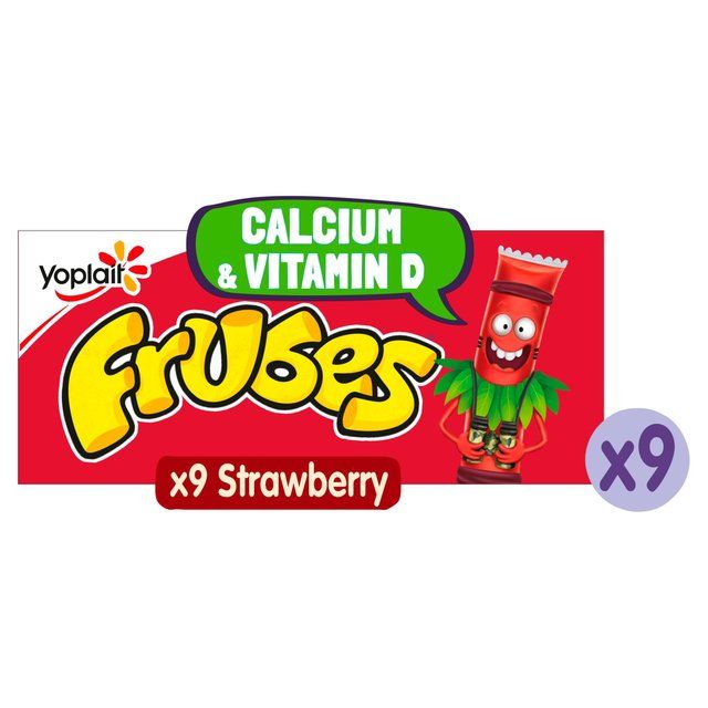 Frubes Kids Strawberry Yoghurt Tubes   9 x 37g